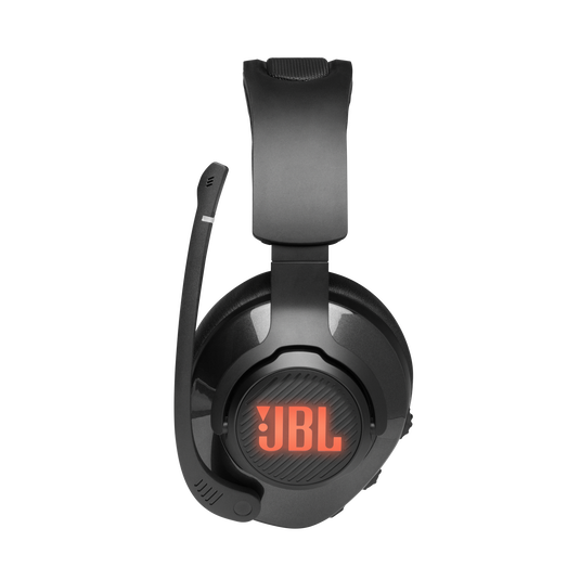 JBL Quantum 400 - Black - USB over-ear PC gaming headset with game-chat dial - Detailshot 6 image number null